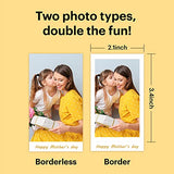 KODAK Mini Shot 2 Retro 4PASS 2-in-1 Instant Digital Camera and Photo Printer (2.1x3.4 inches) + 68 Sheets Bundle, Yellow