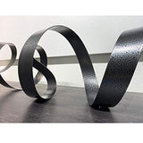 Handcrafted Modern Metal Wall Art - Hammered Black Abstract Wall Sculpture - Metallic Hanging - Home Decor - Titanium Twist By Jon Allen