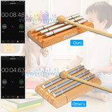 Meditation Trio Chime, Ehome Solo Percussion Instrument with Mallet for Prayer, Yoga, Eastern Energies, Musical Chime Toys for Children, Teachers' Classroom Reminder Bell