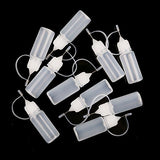 10 Pcs 10ml Needle Tip Glue Bottle, DIY Quilling Tool Precision Tip Applicator Bottle for Small Gluing Projects, Paper Quilling DIY Craft, Acrylic Painting