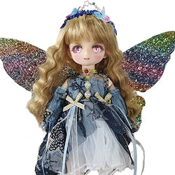bositigo Pretty Anime Design BJD Doll 1/6 SD Dolls 11.8 Inch 18 Ball Jointed Cute Doll DIY Toys with Clothes Outfit Shoes Wig Hair Makeup,Best for Kids Girls Children - Butterfly