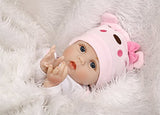 Lilith 22 Inch 55cm Soft Silicone Vinyl Reborn Doll Baby Girl Realistic Looking Lifelike Baby Dolls Kids Playmate Toy Birthday Present Xmas Gift (Eyes Open)