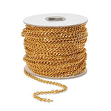 Bulk Buy: Darice DIY Crafts 5mm Diamond Cut Chain Gold 100 feet (3-Pack 1885-22