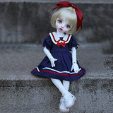 1/6 Fashion BJD Doll 10.62 inch Full Set 27cm SD Fully Poseable Fashion Doll with All Clothes Wigs Socks Shoes Makeup Accessories 100% Handmade for Surprise Birthday Gift