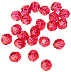 Darice 06119-3-T17 Bead Faceted Hot Pink 12Mm 144Pk