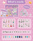 Deinduser Charm Bracelet Making Kit - Girls Toys-Crafts for Girls-Gifts for Girls 8-12 - Jewelry Making Kit for Girls -Unicorn Jewelry Making Supplies Beads