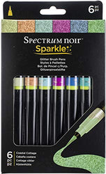 Spectrum Noir SPECN-SPA-CC6 (6PK) -Coastal Cottage Sparkle Pen, 20.3 x 12 x 2 cm
