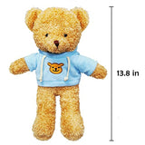 Shirnnie Teddy Bear Plush Toys - Cute Teddy Bears Stuffed Animals with 3 Clothes - 14 Inch Height