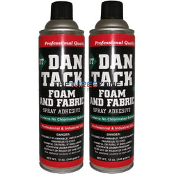 Dan Tack 2012 Professional Quality Foam & Fabric Spray Adhesive Can 12 oz (pair)