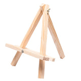 Tosnail 12" Tall Natural Wood Tripod Easel Photo Painting Display - 5 Pack