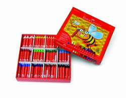Faber-Castell - 240 Count- Jumbo Beeswax Crayons School Pack - Art Supplies For Kids (20 Sets of 12