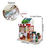 WYD Chinese Lingnan Architectural Style DIY House 3D Wooden Miniature 3-Layer LED Lamp Loft Gifts for Girls /Adults /Parents