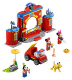 LEGO Disney Mickey and Friends – Mickey & Friends Fire Truck & Station 10776 Building Kit; Fun Firehouse Play Set; New 2021 (144 Pieces)