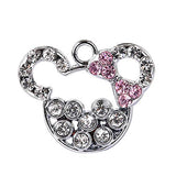 New Hot selling Cute Minnie Crystal Charm Pendant Wholesale (10 pcs) K73-B