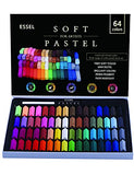 Essel Non Toxic Soft Pastel/Set of 64 / Assorted Colors Square Chalk