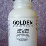 Golden Acrylic Super Loaded Matte Medium - 16 oz Jar