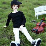 Original Design 18 Inch BJD Doll 1/4 SD Dolls 19 Ball Jointed Doll DIY Toy with Full Set Clothes Shoes Wig Makeup Cosplay Fashion Dolls Best Gift for Child