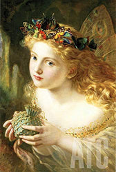 ArtToCanvas 32W x 48H inches : Fairy by Sophie Gengembre Anderson - Canvas