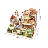 Toy Large Villa Creative Birthday DIY Handmade House Model, Creative Birthday Mothers Gift for Boys Girls Women and Friend, Toddler Dollhouse Sets