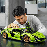 LEGO Technic Lamborghini Sián FKP 37 (42115), Building Project for Adults, Build and Display This Distinctive Model, a True Representation of The Original Sports Car (3,696 Pieces)