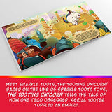 Sparkle Toots The Tooting Unicorn Book Box Set - Includes 8" Talking Unicorn Plush, Exclusive Talking Taco Plush & The Tooting Unicorn (Paperback) - Unique Gag Gift, Funny for All Ages