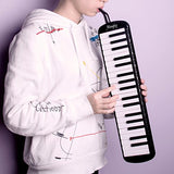 Mugig Melodica, 37 Keys, Wide Range from F to F3, with Carrying Bag, Lightweight and Environmentally-friendly, Suitable for Beginner or Kids