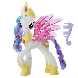 My Little Pony the Movie Glitter and Glow Princess Celestia Unicorn Toy Pony Figure
