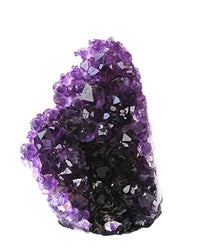 JIC Gem Natural Class 1 Polished Deep Purple Uruguay Amethyst Crystal Cluster Home Decor: 1-2 Lb