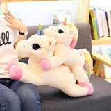 Large Unicorn Stuffed Animal,Cute Soft Giant Unicorn Plush Brithday Gift Star Blue/Pink (15.7'', Pink)