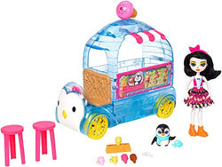 Enchantimals 6" Preena Penguin Doll and Ice Cream Truck Playset [Amazon Exclusive]