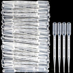 Teenitor 3ML Plastic Transfer Pipettes Eye Dropper Pack of 150 - Essential Oils Pipettes Dropper Makeup Tool