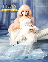 Mystery Magic Girl Fortune Days BJD doll 12 inch Twelve constellation series doll (PISCES)
