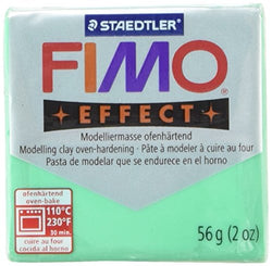 Fimo Soft Polymer Clay 2 Ounces-8020-504 Transparent Green
