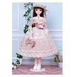 Xin Yan Bjd Dolls 23.8 Inch Sd Doll 1/3 Bjd Doll Ball Jointed Doll Fashion Anime Doll with Beautiful Doll Clothes and Doll Wig, Dolls Gifts for Girls Women Thanksgiving Day