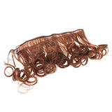 MagiDeal 15x100cm Handmade Curly Wig Hair for 1/3 1/4 1/6 BJD Dolls Brown
