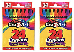 Cra-Z-art Crayons, 24 Count (2 pack)