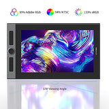 XP-PEN Artist Pro 16 Drawing Tablet with Screen 15.6 Inch Drawing Display Full Laminated Graphics Pen Display & XP-Pen Travel Cable Case Drawing Tablet Pen Displays Accessories Organizer