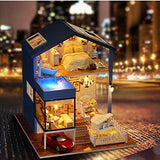 FFYUGO DIY Doll House, Miniature Toy House Kit 3D Puzzle Building Model, Kill Time Creative Handmade Gift Ornaments, Educational Toys