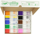 Crayola 200 Ct Fine Line Markers, 10 Assorted Colors (58-8210)