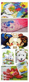 OneHippo 5D Full Drill Pictures Round Diamond Painting Cross Stitch  Embroidery Home Romantic Flower (40x50) CM