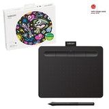 Wacom Intuos Wireless Graphic Tablet, with 2 Free Creative Software downloads, 7.9" x 6.3", Black