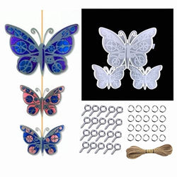 Mechanical Butterfly Pendant Resin Molds Silicone Molds for Resin Casting kit，Gear Butterfly Epoxy Molds DIY Wall Art Mold Decorations，Home Decor,Wall Hangings,Gothic Wall Art，Keychains
