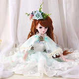 Theshy BJD Doll SD Doll 60cm/24inch Princess Bride for Girl Gift and Dolls Collection Dollhouse
