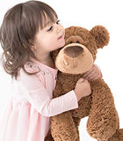 GUND Philbin Teddy Bear Stuffed Animal Plush, Beige, 12" & Grahm Teddy Bear Plush Stuffed Animal, Brown, 12"