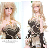 MEESock 3Pcs BJD Doll Clothes Accessories Coat + Short Skirt + Hand Sleeve for 1/3 SD Dolls (Only Clothes Not Include Doll)