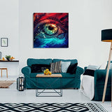 Diamond Painting Kits, Diamond Art for Adults & Kids, DIY 5D Round Full Drill Paint with Diamonds for Home Wall Decor -Storm Eye 12" X 12"
