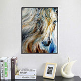 fine_fine 5D Diamond Painting, Animal Picture DIY Diamond Painting Cross Stitch, DIY Diamond Rhinestone Painting Kits for Adults and Children, Craft Home Deco (B)