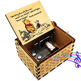 Jusitakeet You are My Sunshine Music Box Gift for Daughter, Granddaughter, Niece, Sister, Friends Wooden Engraved Music Box (UZC-K-win001)
