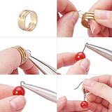 PandaHall Elite 1 Box About 930 Pcs Jewelry Finding Kit with Brass Jump Rings Lobster Claw Clasps