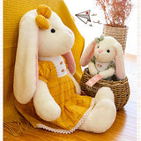 A9TEN Bunny Plush Cute Rabbit Stuffed Animals for Girls 13" Inch Dolls Toys Baby Easter Gift (Green, 13 in)